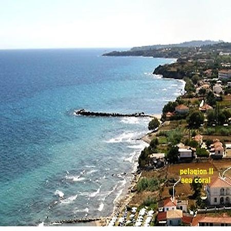 Pelagion II Sea Coral - Beachfront Holiday Home Kypseli المظهر الخارجي الصورة