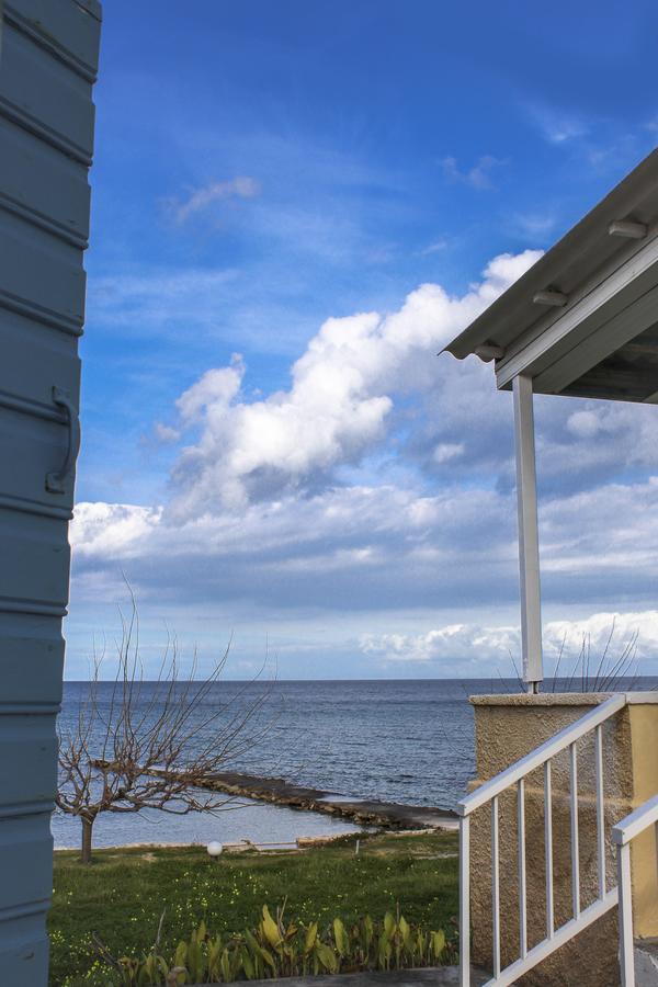 Pelagion II Sea Coral - Beachfront Holiday Home Kypseli المظهر الخارجي الصورة